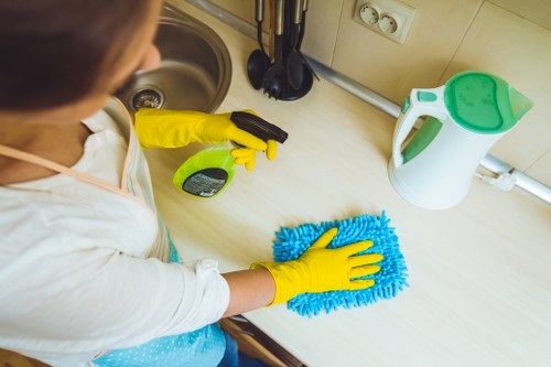 Accessible Docklands carpet cleaning website content with clear headings