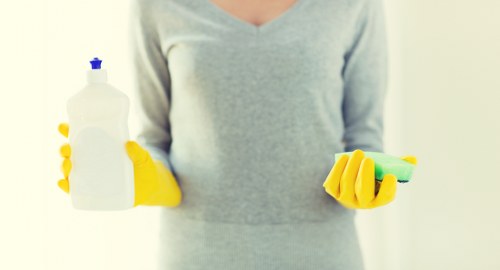 Cleaning team handling a scheduled appointment and access arrangements
